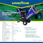 Chipeadora GY65WS -Biotrituradora Goodyear Power -Maqimport