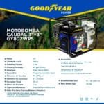 Ficha Motobomba Goodyear GY802WPS Autocebante 7HP