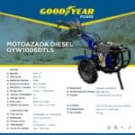 Motoazada Diesel GYW1006DTLS (GY1003DTL) GOODYEAR 10 Hp -Goodyear Power