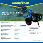 Motoazada GOODYEAR GY1003DTL Diesel