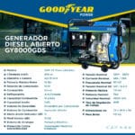 GENERADOR DIESEL GOODYEAR POWER - GY8000GDS