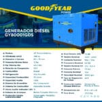 Planta Electrica Diesel GY80001GDS GOODYEAR POWER