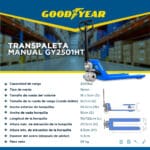 Estibadora Manual GY2501HT GOODYEAR POWER 2500kg - Imagen 4